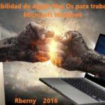 Incompatibilidad de Apple Mac Os para trabajar en red Microsoft Windows Rberny 2016