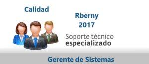 Soporte Técnico TI de Calidad Rberny 2017