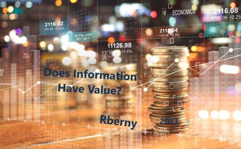 Does Information Have Value Rberny 2023